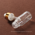 Rose gold glass essential oil bottle for essential oil or perfume ,glass eye dropper bottle, 5ml,10ml,15ml,20ml,30ml,50ml,